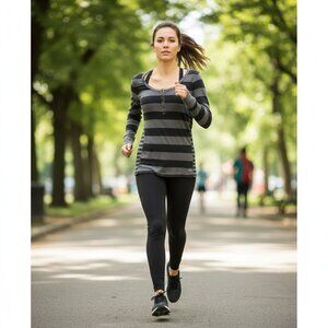 VINTAGE ORIGINAL NIKE "THE ATHLETIC DEPT" LONG SLEEVE OPEN BOAT COLLAR TOP  (XL)